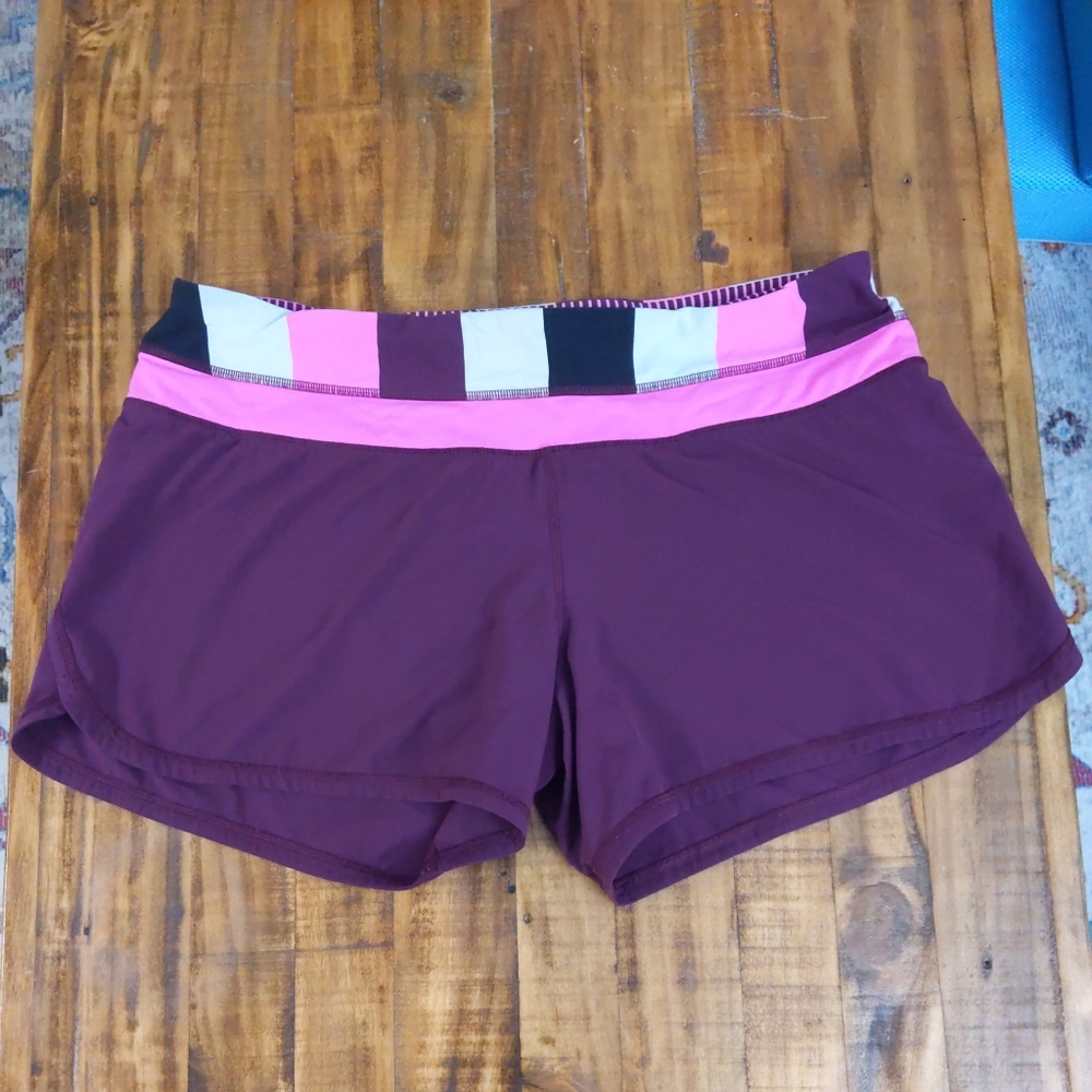 Lululemon Groovy Run Short 10 Plum Raspberry